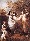 Thomas Gainsborough Canvas Paintings - The Marsham Children
